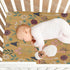 FUGIDOG 27 39 Inch Mushroom Crib Sheets for Boys Girls Soft Breathable Unisex Jersey Fitted Crib Sheets Baby Sheets