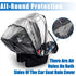 Car Seat Rain Cover - Food Grade EVA, Waterproof, Windproof Protection with Quick-Access Zipper