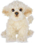 Bearington White Dog Stuffed Animal 13 in - Plush Puppy Stuffed Animals for Kids, Maltipoo Labradoodle Plushies