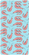 KEIGE Shrimp Seafood Fitted Crib Sheet for Girls and Boys,Soft Breathable Cotton Pack