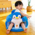 Juaugusep Baby Sit Up Chair with Cartoon Animals Plush Sofa - Toddler Learn to Sit Up - Washable Cover for Back & Head