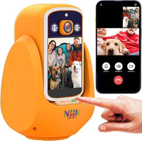 NBKsmart 2 Way Camera Audio/Video,2.8''Screen Pan/Tilt WiFi AI Motion Detection for Baby/Pet/Puppy/Cat/Dog,Facetime Nanny