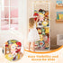Cerpourt Stuffed Animal Storage,PVC Tube Zoo Stuffed Animal Holder with Elastic Band,Space Save Vertical Kids Plush Toy