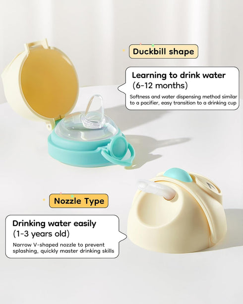 6-12 8oz,Yellow Dr.isla PPSU Weighted Straw Training Cup for Months Babies, Spill Proof Transition Sippy Cup for Bottle