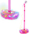 Mozlly Super Star Kids Karaoke Machine with Microphone Stand Playset - Pink Microphone