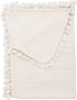 Crane Baby Birch Waffle Knit Blanket - Soft Cotton Nursery and Stroller Blanket, 100% Cotton, 36" x 36"