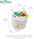 Quick-Fetch Way Mesh Bath Toy Holder, Wide Opening and Large Capacity Bath Toy Storage for Quick Access to Toys, Space-Saving Wall-Mounted Bath Toy Organizer, Quick Dry Bathtub Toy Holder