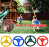 Pirate Ship Wheel Playground Toy for Kids, Amusement Park Outdoor Garden Steering Climbing Frame Gift, Lightweight