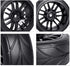 4-Pack 1:10 Scale RC On-Road Racing Tires and Wheels with Foam Inserts, 12mm Hex Hub Fits Traxxas Redcat Tamiya TT-02