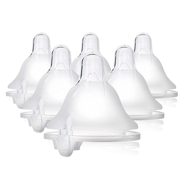 Evenflo Feeding Piece of 6 Balance Plus Wide Neck Nipples for The