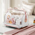 Pink Baby Bottle Organizer with Lid and Drainer