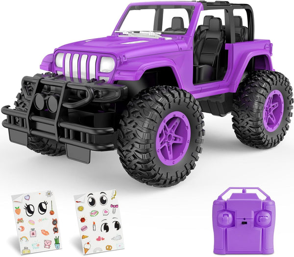 NQD RC Cars 1:16 Scale Jeep, 80 Min Playtime 2.4GHz Off-Road Trucks for Toddlers Girls Kids Teens