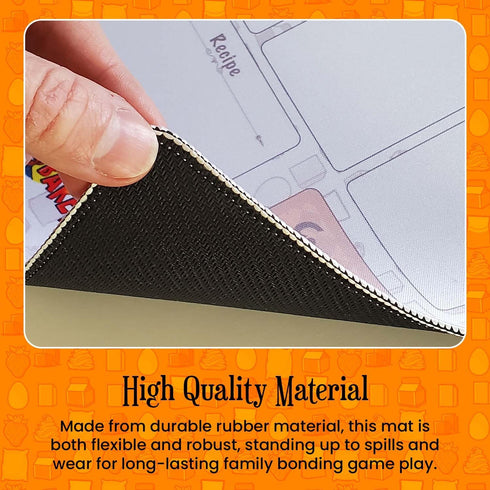 Hasty Baker Premium Playmat for Family Card Game, Suitable for 2-6 Players
