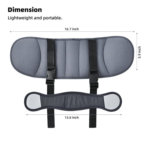 Kids Car Seat Head Support Band, Adjustable Child Carseat Headhold, Safety Car Seat Neck Relief Strap, Breathable Head