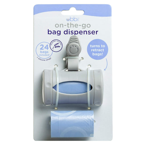Ubbi Weighted Baby Wipes Dispenser for Diaper Bags - Lavender Scented by
