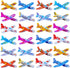 50 Pcs Foam Gliders Planes Toys - Paper Airplane Party Favors, Outdoor Flying Toys, Bulk for Classroom Prizes