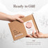 Mikito Set Organic Cotton Newborn Gift Box, Unisex Baby Gift incl. Muslin Lovey Comforter + Bandana Bib + Wooden
