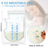 500 Count 8 oz Sherr Breastmilk Storage Bags Breast Milk Storing Freezer Bags for Breastfeeding with Pour Spout