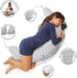 2022 100% Niimo XXL Pregnancy Pillow & Baby Feeding Pillow - Double Platinum Winning Maternity Pillow, Cotton Pregnancy
