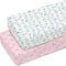 Summer Conches Bows Sea Baby Crib Sheets for Boy Girl 52x28In Ocean