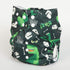 Junior Big Cloth Diaper Pocket Reusable Washable Baby Toddler (Green Dinosaurs) for 2 to 7 Years Old