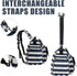 Backpack, ALLCAMP Diaper Waterproof Large Capacity Baby Bag, Multi-Function Nappy Bag with Stroller Hooks, Convertible