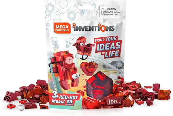 Mega Construx Inventions Red Brick Building Set