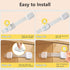 mufew 6-Pack Child Proof Cabinet Locks,Child Safety Strap Locks,Baby Proof Drawer Locks for Kids,Adjustable Strap No