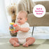 Edushape My First Rainstick, Set of 2 3 Inch Rainmaker Toys for Babies, Sensory Musical Instrument for Tummy Time Play