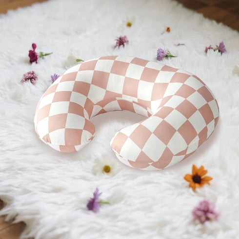 2-Pack 22.5"x18" Nursing Pillow Covers,Ultra-Soft Stretchy Breastfeeding Pillowcase for Baby Boys Girls, Fits