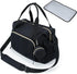 QualfsTerric Nappy Diaper Bag Multifunctional Mommy Large Capacity Tote with Pacifier Case Waterproof