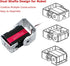 ANNIMOS 150KG 12V Robot Servo Motor High Voltage High Torque Steel Gear Large Digital Steering Servos with Mount