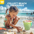 TOY Life Beach Toys for Toddlers Age 3-5, Sandbox Building Sets with Dump Truck, Sand Bucket, Waterproof Mesh Bag