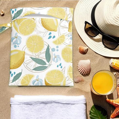 JHFDTY Summer Wet Bag for Swimsuit Pool Travel Baby Cloth Diapers Dirty Yoga Gym Clothes Beach Bags Gifts for Women Men