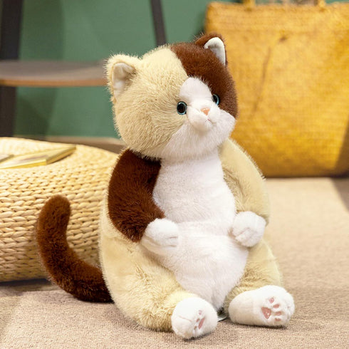 PEACH CAT Cat Stuffed Animal 14" Cute Kitten Plushies Soft Plush Toys