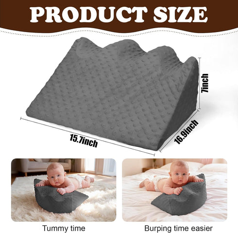 Funpkoser Tummy Time Prop for Infants | Baby Gas and Colic Relief with Memory Foam Support | for Neck, Shoulder & Body