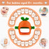 0-24 Chuya Silicone Baby Teething Toys Teether for Babies Months Carrot Hand Teethers Teething Relief Sore Gums Baby