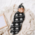 Generic Set Custom Baby Swaddle Blanket with Name, Personalized Nursery Blankets, Customized Newborn Gifts