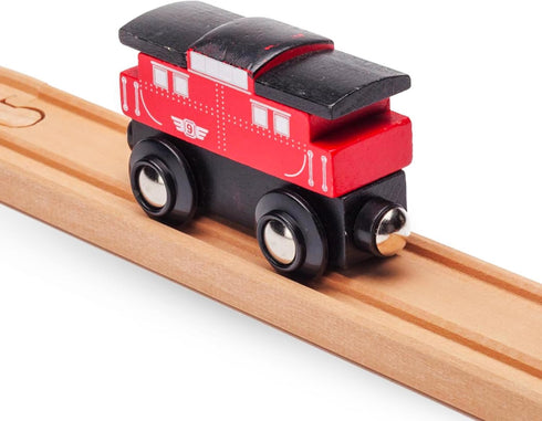 maxim enterprise, inc. Wooden Train Caboose # 9 - Compatible with other
