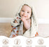 SANDJEST Fox Baby Blankets, 30 x 40 Minky Blanket with Double Layer Dotted Backing for Newborns & Toddlers