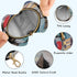 YETTASBIN Funny Cat Portable Pacifier Holder Case with Metal Hook Buckle & Zipper for Diaper Bag and Stroller