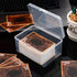 Playing Deck Card Storage Box - Plastic Card Boxes Compatible with 100 MTG Holder Storage Case.