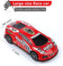 7 Inch Friction Power Car Toys Set - Push and Go Pull Back Trucks Wind Up Race Car 3 Pack for Toddlers