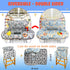 Shopping Cart Cover for Baby, Waterproof Restaurant High Chair Cover - Double Sided Grocery Cart Cover for Baby Boy