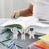 NUOBESTY 24Pcs Cartoon Spaceman Erasers, Mini Cute Space Erasers, 3D Spacemen Pencil Erasers for Party Favors