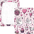 CZXW 52" 28" Swan Valentines Love Crib Sheets Fitted x Natural Cotton Soft & Breathable for Baby Crib Mattress