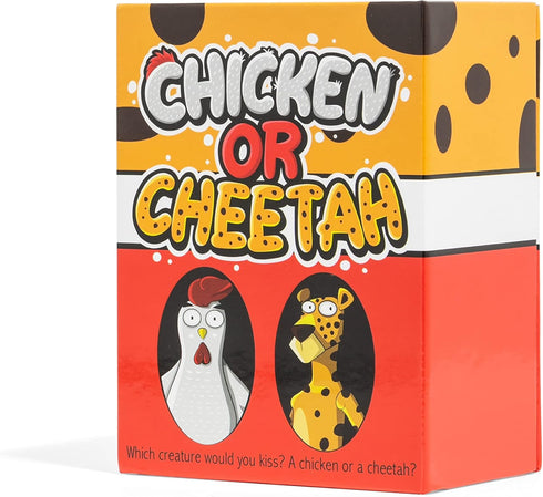 PBN'J Games LLC Chicken or Cheetah - Fun Family Card Game for Ages 4 to 104! Which Creature's Teeth to Brush?