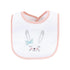 Hudson Baby Unisex Cotton Terry Drooler Bibs - Bunny Design, One Size