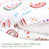 Rainbow Nursing Pillow Cover, Breastfeeding Pillow Slipcover for Baby Girls/Boys, Soft Snug Fits On Newborn Feeding