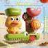 1-3 3 18M+ Bath Toys for Toddlers with Strong Suction Cups, Interactive Squirting Duck & Spinning Lion Water Toys